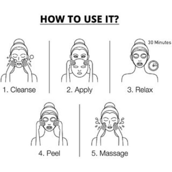 Dermal Pearl Collagen 1 Face Mask - Hydrate and Glow Skin - Picture 4 of 4